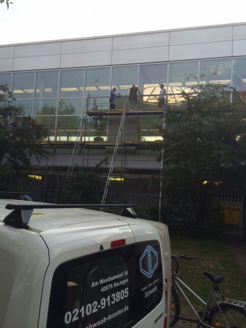 Hallenbad Ratingen - Blitzeinschlag